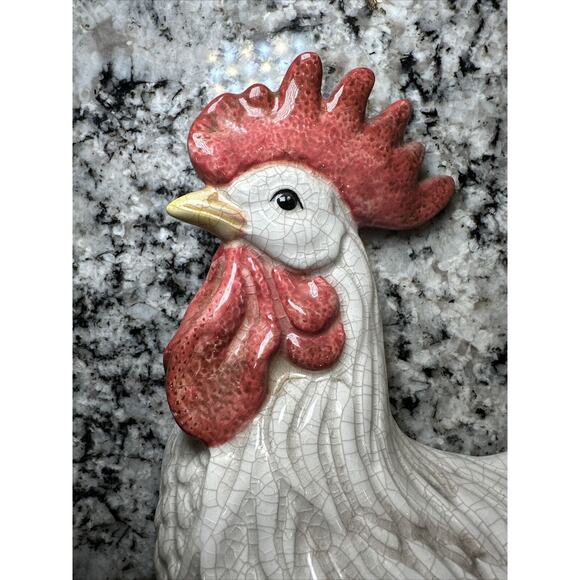 Fitz and Floyd Classics Rooster 14.5” Wall Hang Decor - Picture 2 of 7